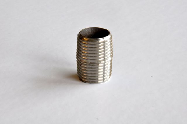 Nipple, Close, SS, 1/2"